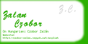 zalan czobor business card
